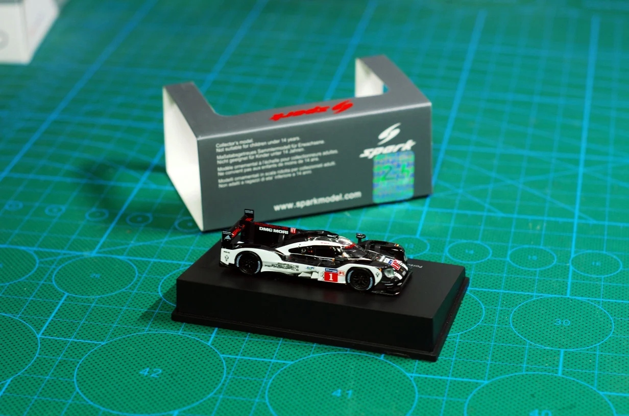 Модель автомобиля 1/87 модели 2016 Le Mans porsche 919 1 # bernhard webber hartley с оригинальной коробкой