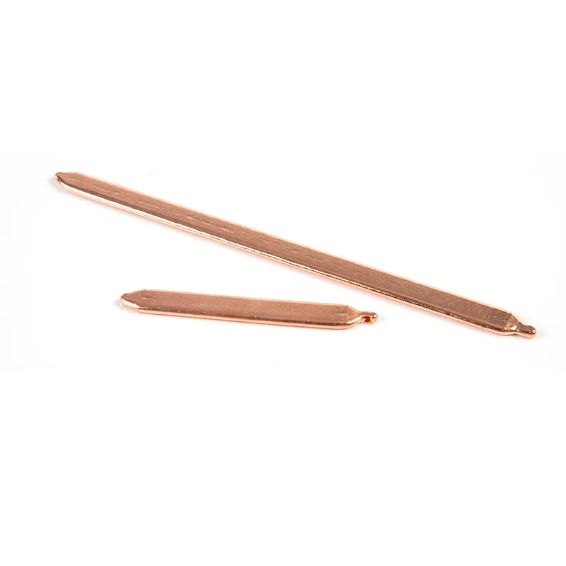 Měď trubice DIY počítač notebook chladící notebook horko pípat plochý trubice 60mm-150mmcopper trubice plochý chladičem