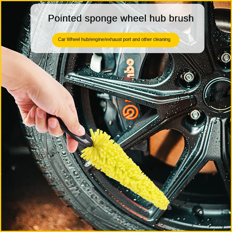 

Car Wheel Clean Brush Clean for Wheels,Engine,Exhaust Ports,Gaps Dust Scrub Washing EVA Sponge Auto Detail Cleaning Wash Tools