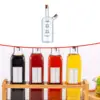 Oil and Vinegar Dispenser Glass, 2 in 1 Oil and Vinegar Bottle, Cruet Bottle 4