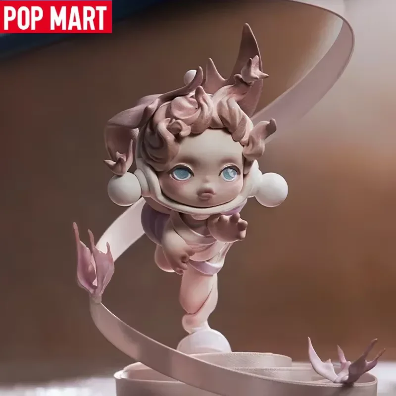 POP MART 스컬판다 패러독스 시리즈 블라인드 박스 미스터리 박스 장난감 인형 귀여운 오리지널 소녀 축제 선물 애니메이션 피규어