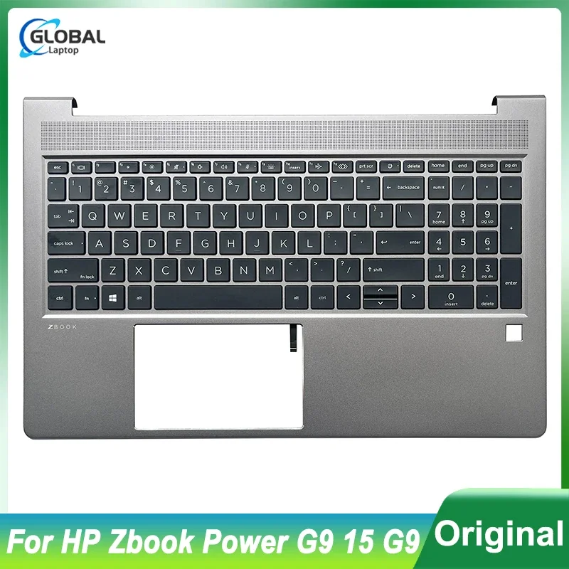 

Оригинальная новая клавиатура US для ноутбука HP Zbook Power G9 15 G9, подставка для рук, верхняя крышка, искусственная кожа с подсветкой