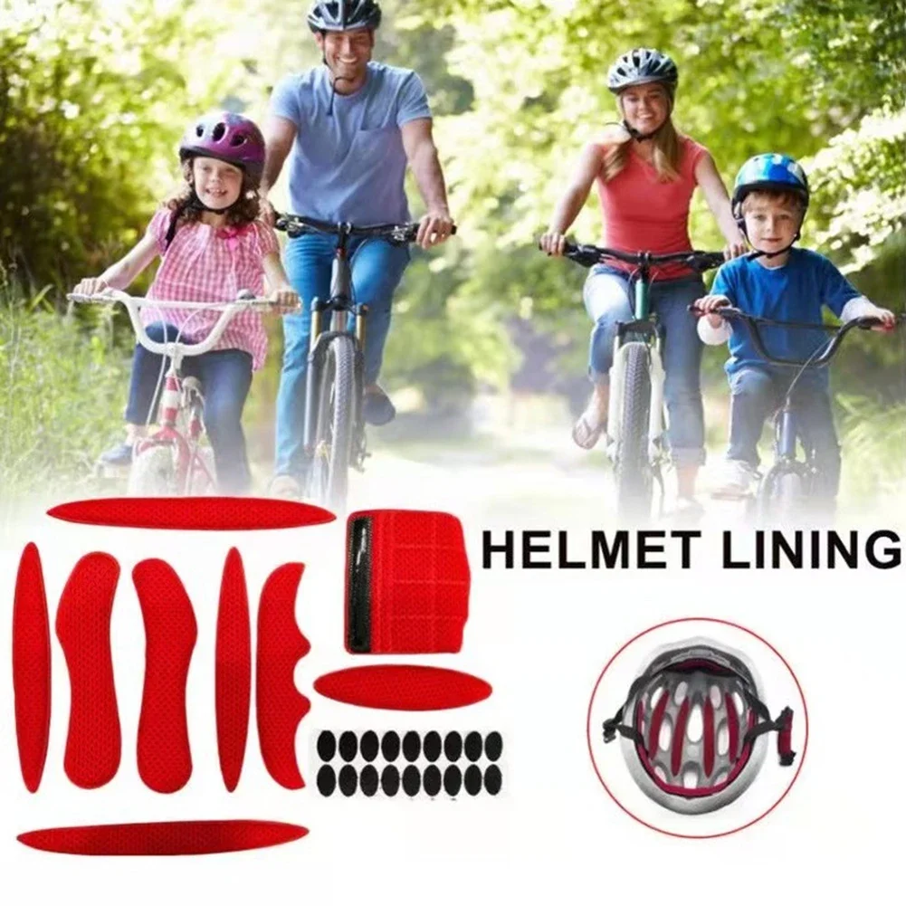 Cuscinetti Interni Per Casco Da Moto E Bici, In ABS Traspiranti E Riutilizzabili, Universali Per Sci E Skate