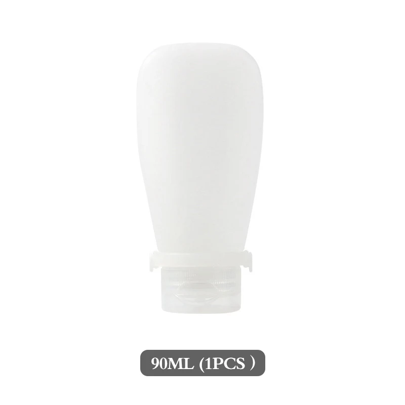 Leak-Proof Silicone Travel Bottles - Refillable Squeezable Containers for Toiletries and Liquids