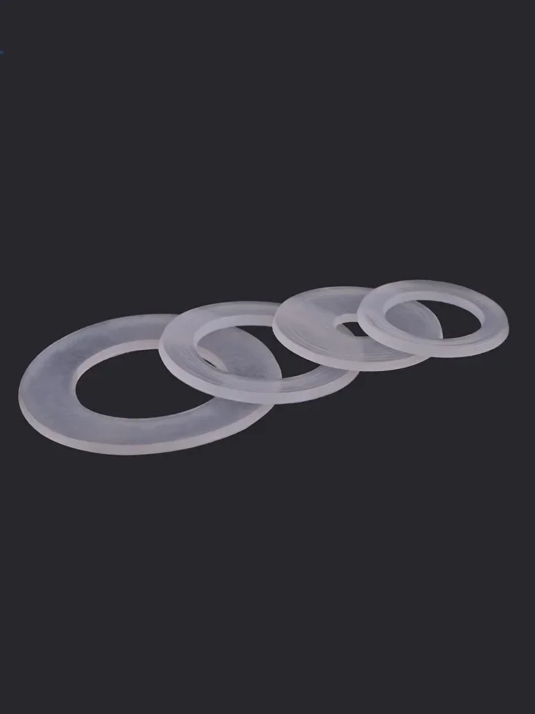 Nylon Washers Plastic Washers M3M4M5M6M8M10M12M14M16M18M20M22 Clear Nylon Plain Plastic Flat Round Gasket PE Transparent Shim Insulating Ring