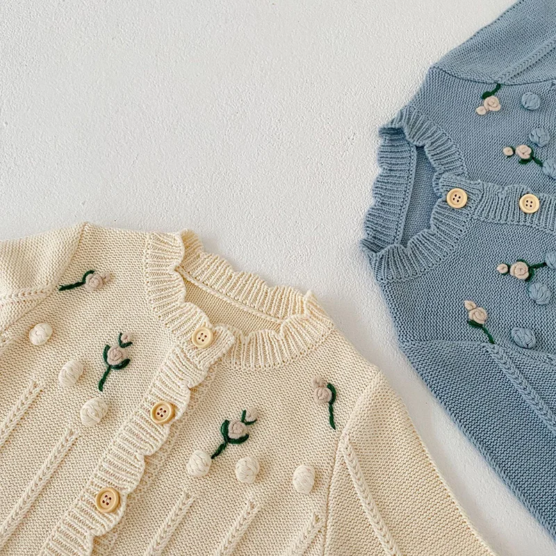 Autumn Baby Clothing Set Cardigans Knit Suit