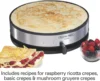 Electric Crepe Maker with 13” Nonstick Griddle for Eggs,Omelets and Quesadillas, W/ Temperature Control, Batter Cup,  (38400PS) 1