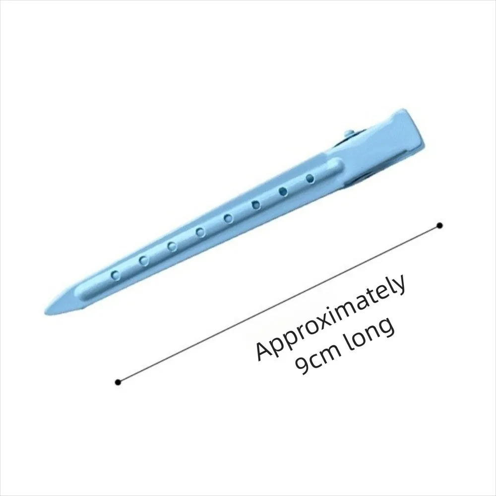 6/12pcs 6/12pcs Hair Salon Clips Polychromatic Design Metal Duckbill Clip Styling Hairpins Professional Quality