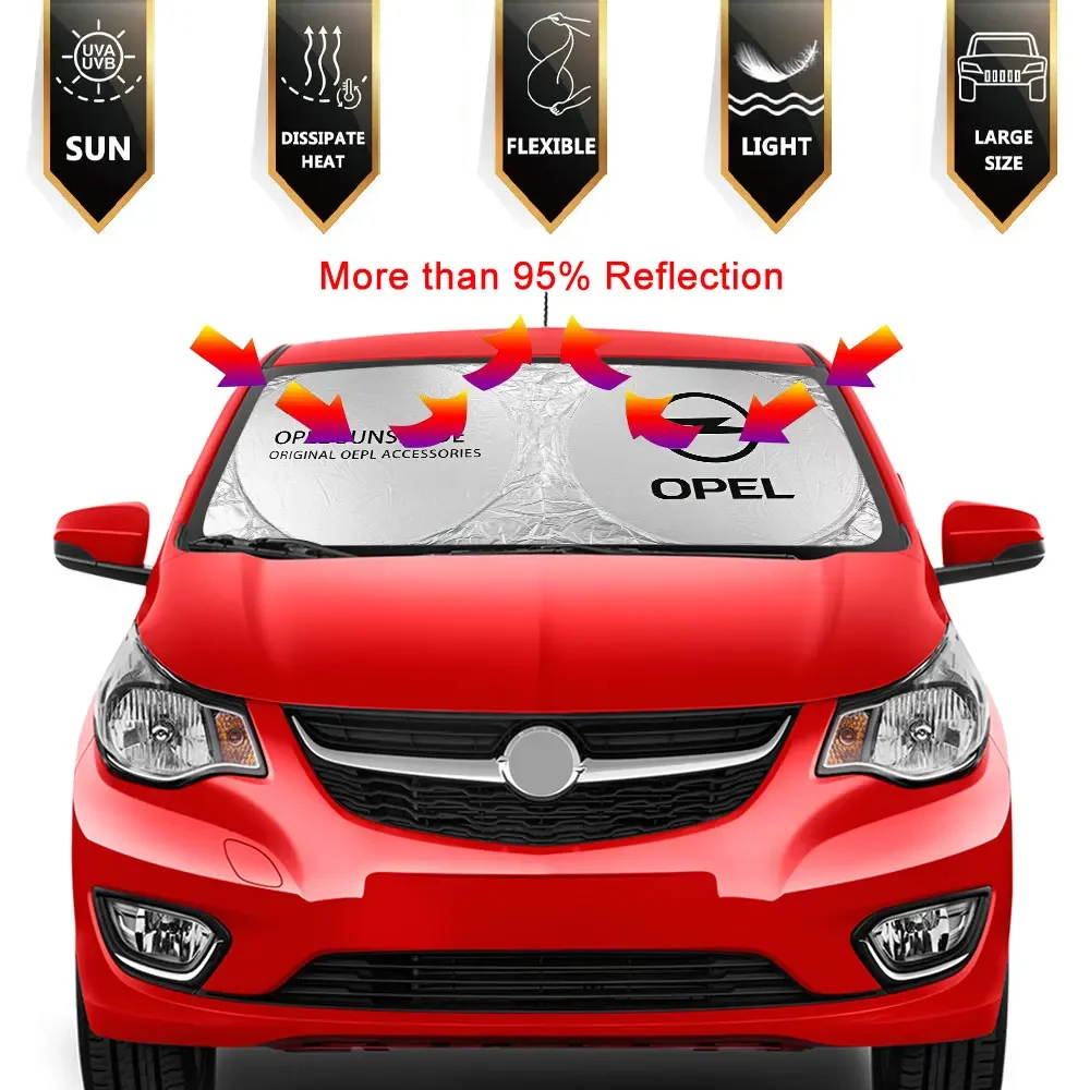 Car Windshield Sunshades Sun Shade Covers Opel Insignia Adam Grandland X Crossland Corsa Combo Karl Auto Accessories