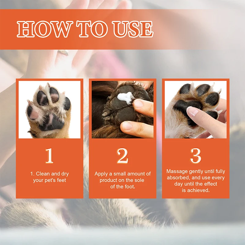 30ml Pet Foot Care Ointment Animal Cat And Dog Paw Special Foot Care Mat Relieves Cracking And Cracking Of The Claws Snout