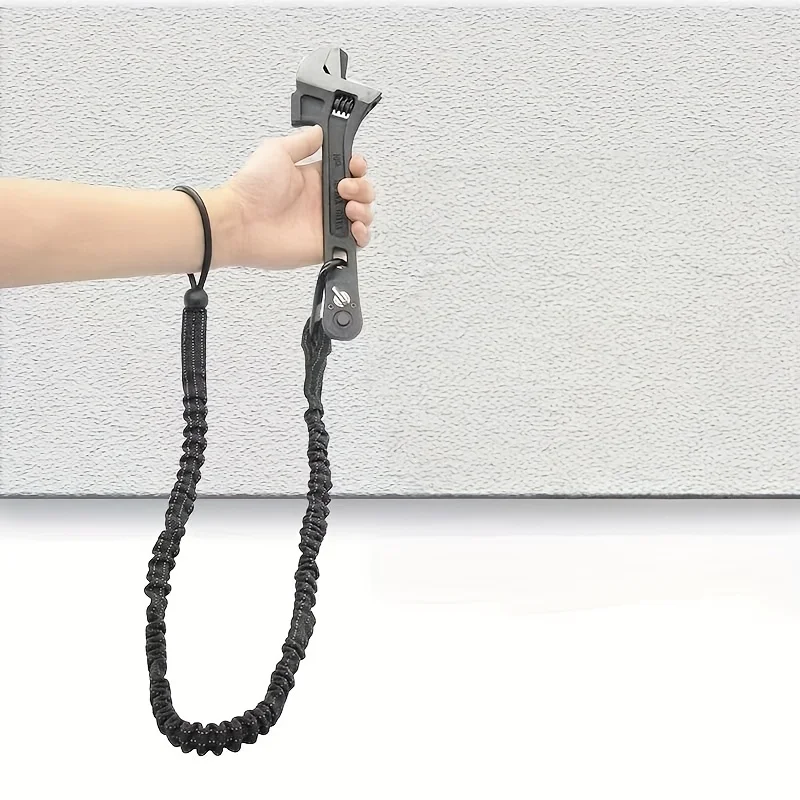 Heavy-Duty Black Tool Lanyard - Ensure Safety and Reliability