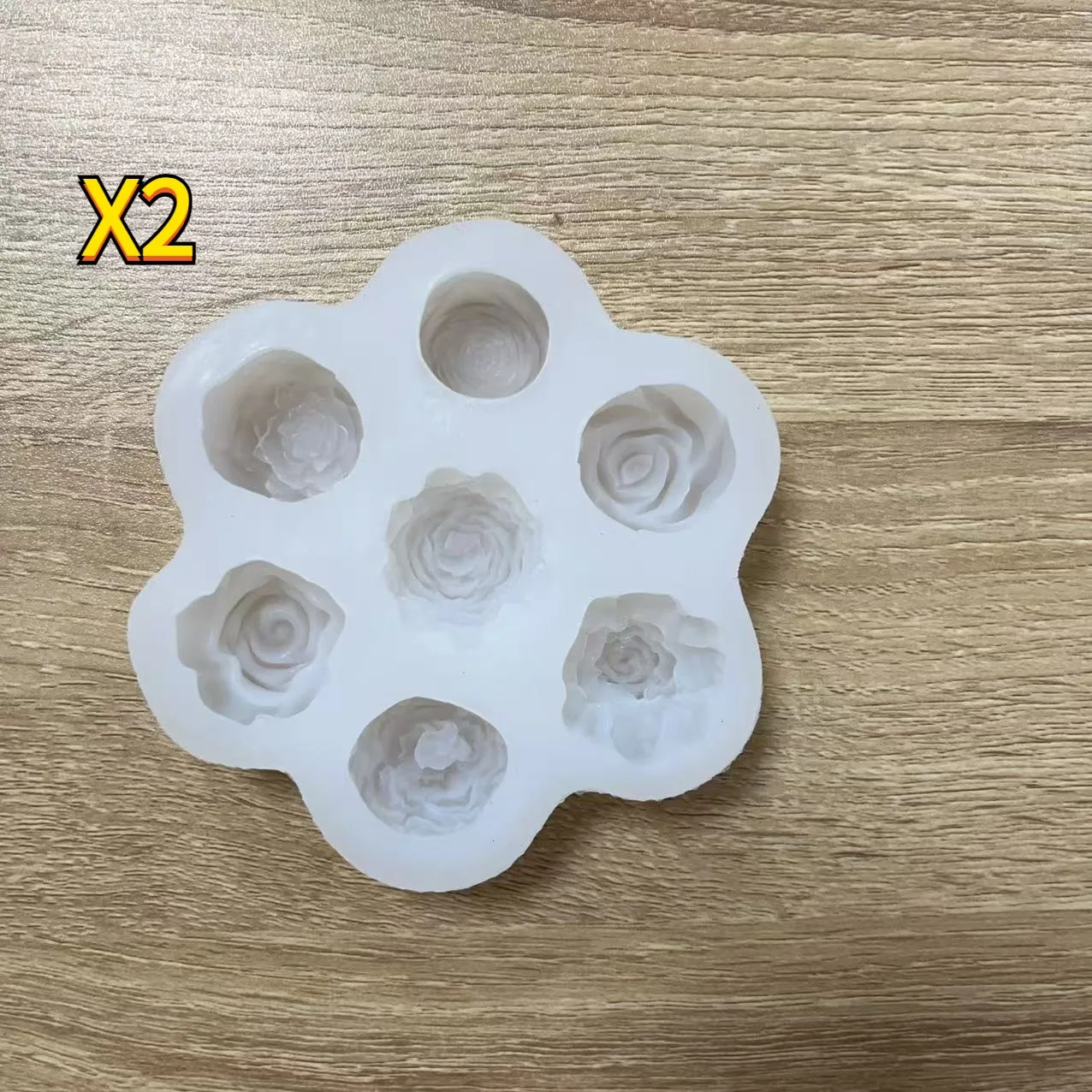 7-Piece Floral Silicone Mold Set
