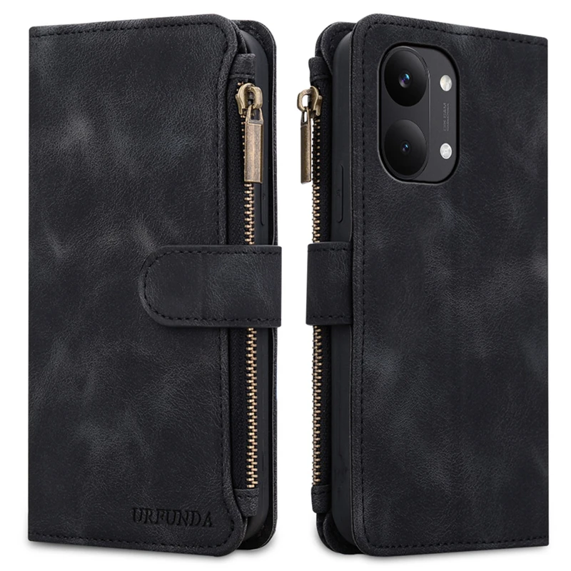 Luxury Leather Flip Wallet Case - Elegant Book Cover Coque s