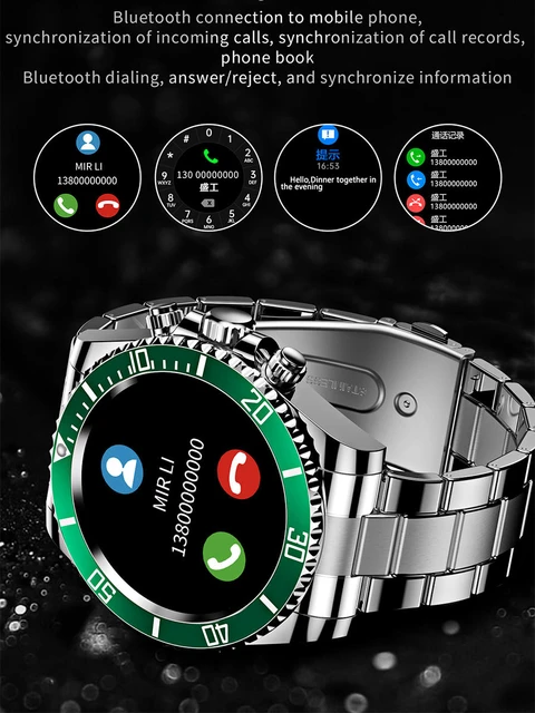 Smart Watch For Rolex Watch Men Multifunction Smartwatch Connected Watch  Women's Wristwatch Fitness Sport Waterproof Wrist Clock - AliExpress