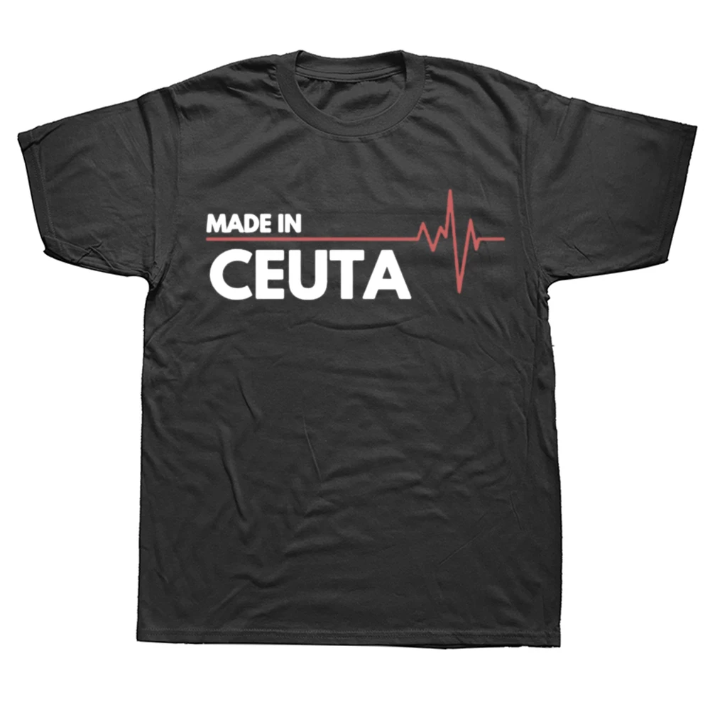 Lustig geboren in Ceuta Spanien Geburtsort T-Shirts Sommer Grafik Streetwear Kurzarm Geburtstags geschenke T-Shirt Herren Kleidung – Detail 2