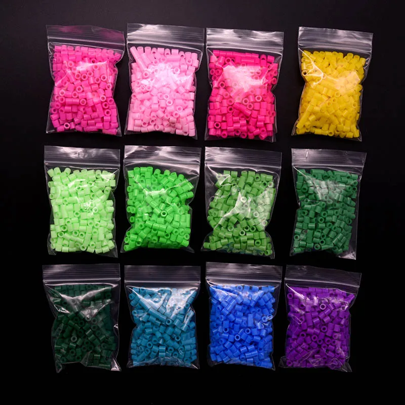 Dark Green Perler Beads 1000pc Bag