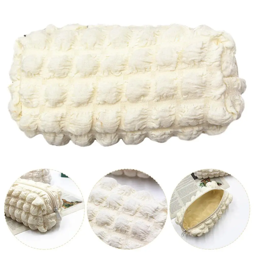 Charming Fufu Puff Pencil Case - Large Capacity Pencil Pouch