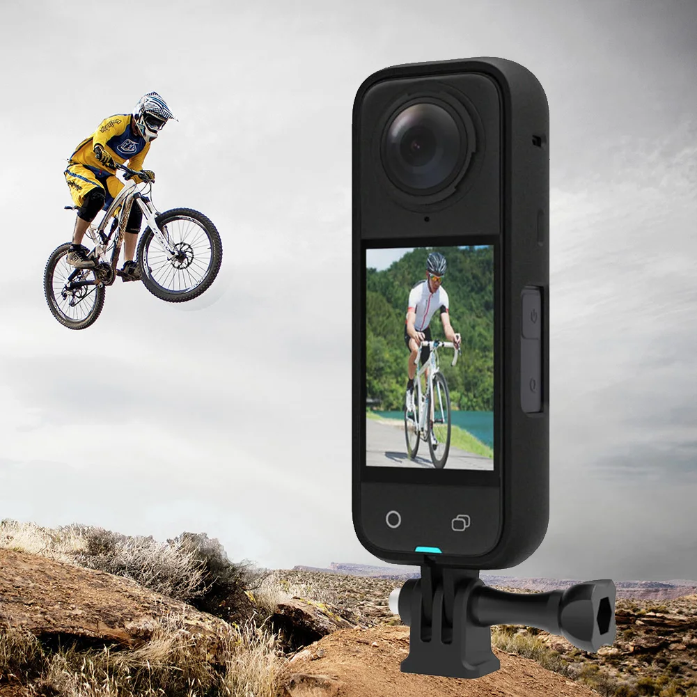 플라스틱 보호 카메라 하우징 프레임 케이스, 낙하 방지 카메라 마운트, 스크래치 방지, 내구성 하우징 케이지, Insta360 X4 용 충격 방지