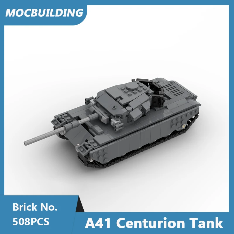 MOC Building Blocks A41 Centurion Tank DIY Assembled Bricks