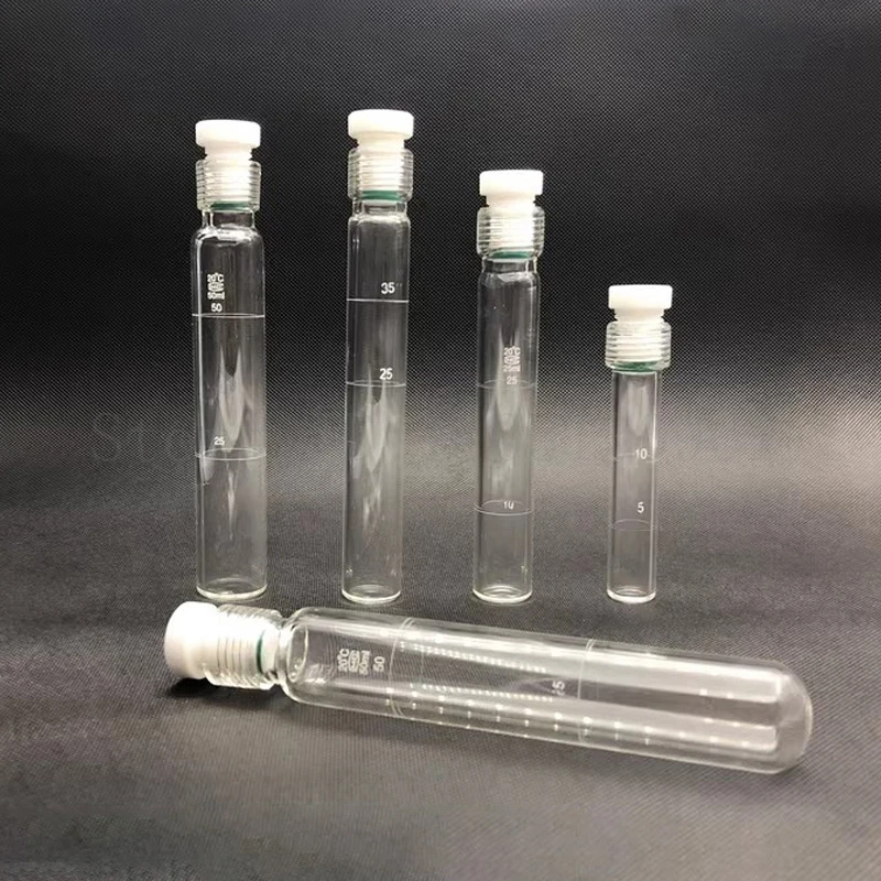 실험실 실험을 위한 5-350ml 유리 총 인 총 질소 나사 비색 튜브 나사 유리 압력 병