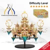 Piececool 3D Metal Puzzle Lingxiao Palace Assembly Model Kits for Adult Jigsaw DIY Set for Brain Teaser Home Decoration 4