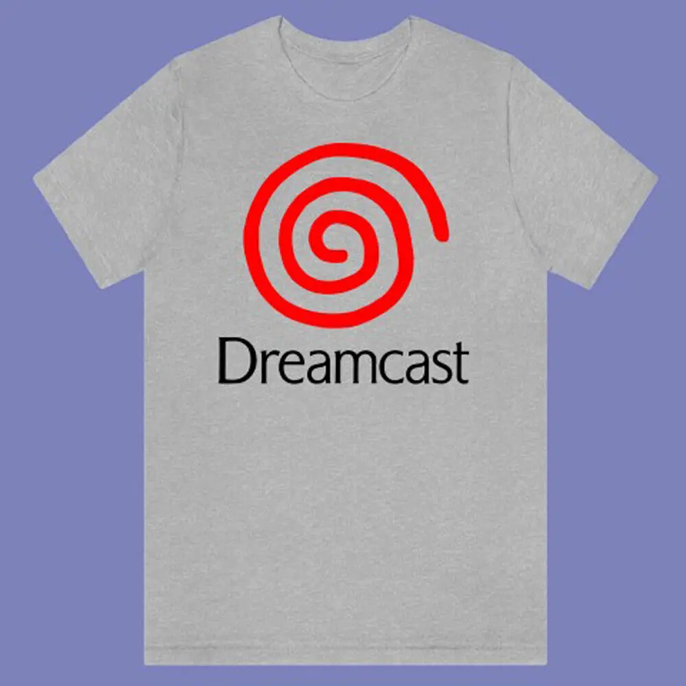 Sega Dreamcast Logo T-Shirt Grigia Da Uomo Taglia S-3Xl