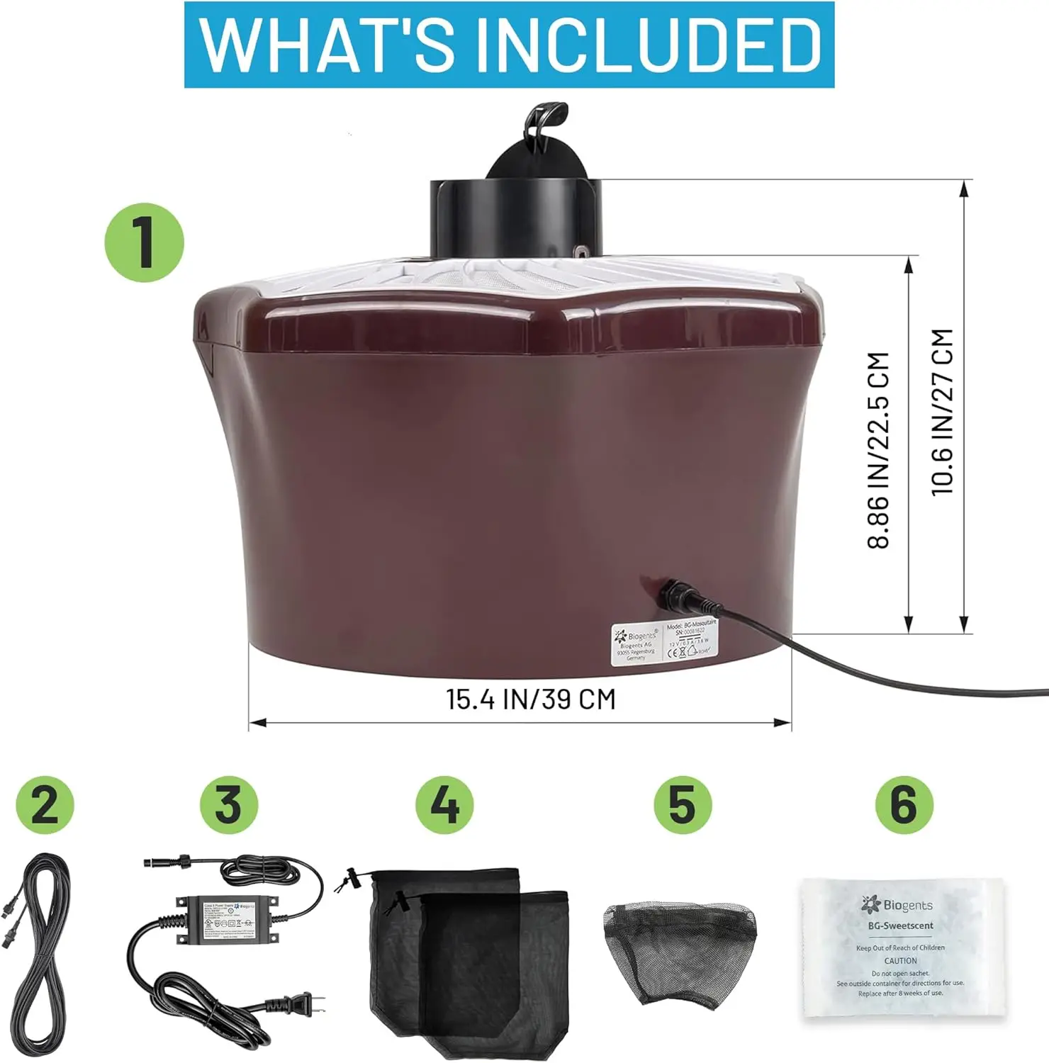 Eco-Friendly Outdoor Mosquito Trap with Sweet Scent Lure: A Pesticide-Free, Pet-Safe Repellent Solution