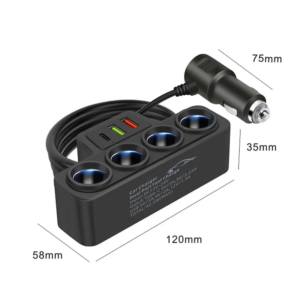     Ʈ, 4 , 120W, 4 , USB Ʈ,  , 12V, 24V, ǰ