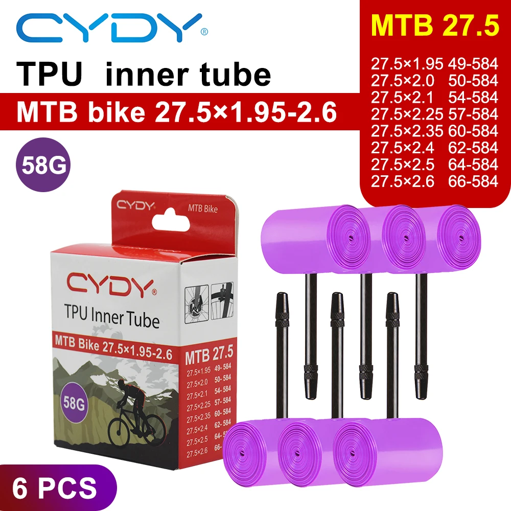 27.5x1.95-2.6 6pcs