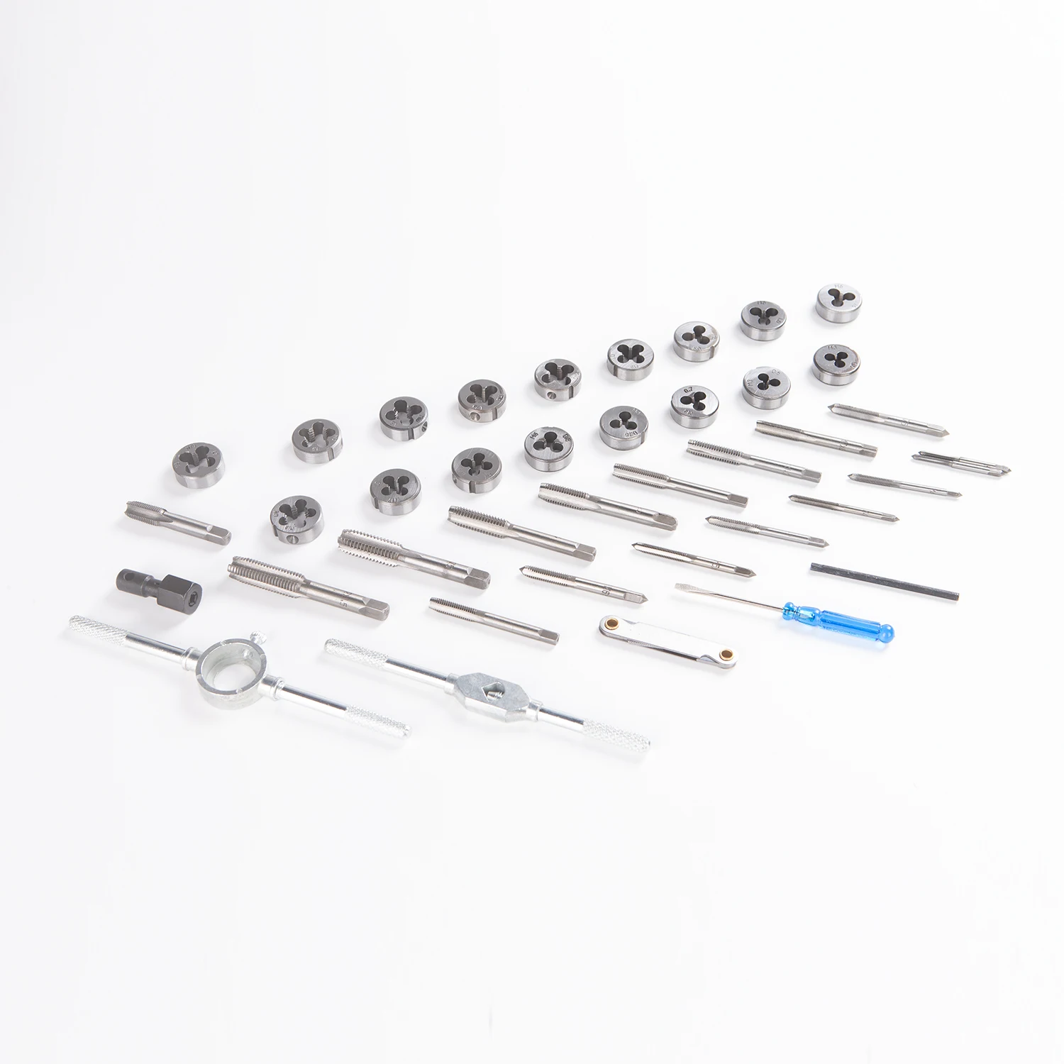 Description Picture 6 of item40pcs Metric Tap and Die Set Metric Standard Coarse External and Internal Threads Essential Repair Tool Kit with Thread Wrench