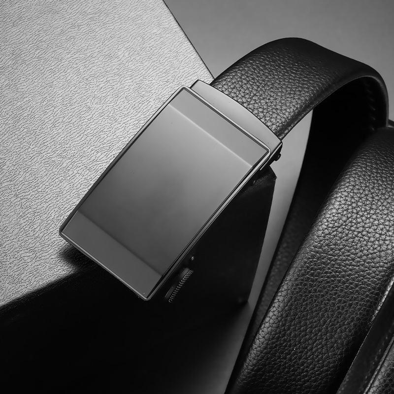 Men's Belt Automatic Buckle Belt Business Leisure Young and Middle-aged New Belt Men