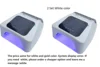 2PCS Proffesional Salon Cordless Nail Light 4 Timing Phototherapy Lamp Automatic Induction Nail Glue Dryer Dedicated Manicure 1