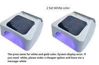 2PCS Proffesional Salon Cordless Nail Light 4 Timing Phototherapy Lamp Automatic Induction Nail Glue Dryer Dedicated Manicure 1