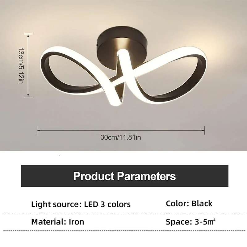 Sleek LED Ceiling Light Fixture