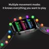 SENBONO AIR3 2024 New AMOLED Men Smart Watch Bluetooth Call 24H Health Tracker NFC Sport Smartwatch Men Women for IOS Android 5