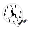 Silly Walks Comedian Funny Walking Novelty Wall Clock Watch Ministry of Comedy TV Series Home Decor Silent Clock For Bedroom 3