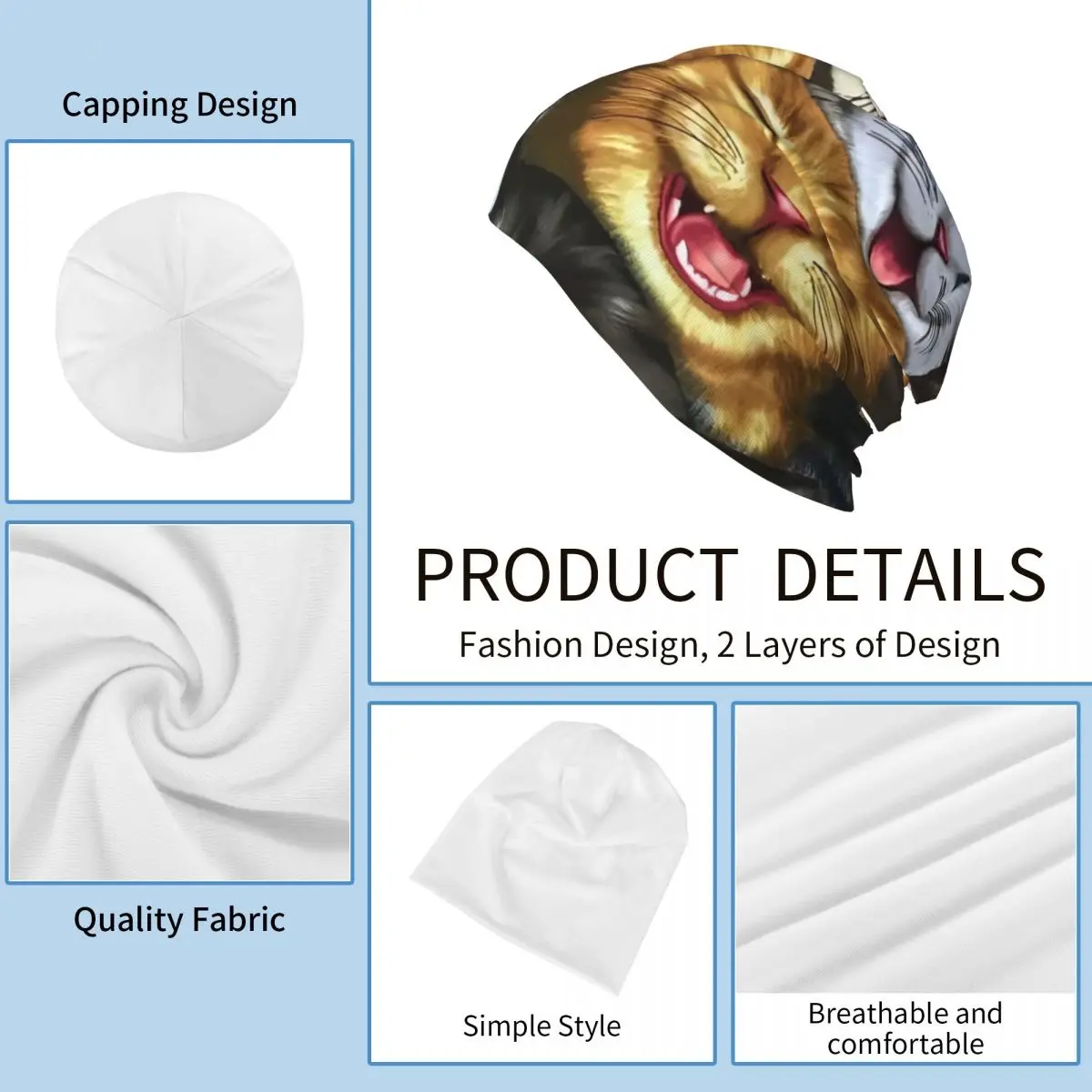 Рисунок 6 - Комикс, Милая зимняя вязаная шапка с рисунком кота