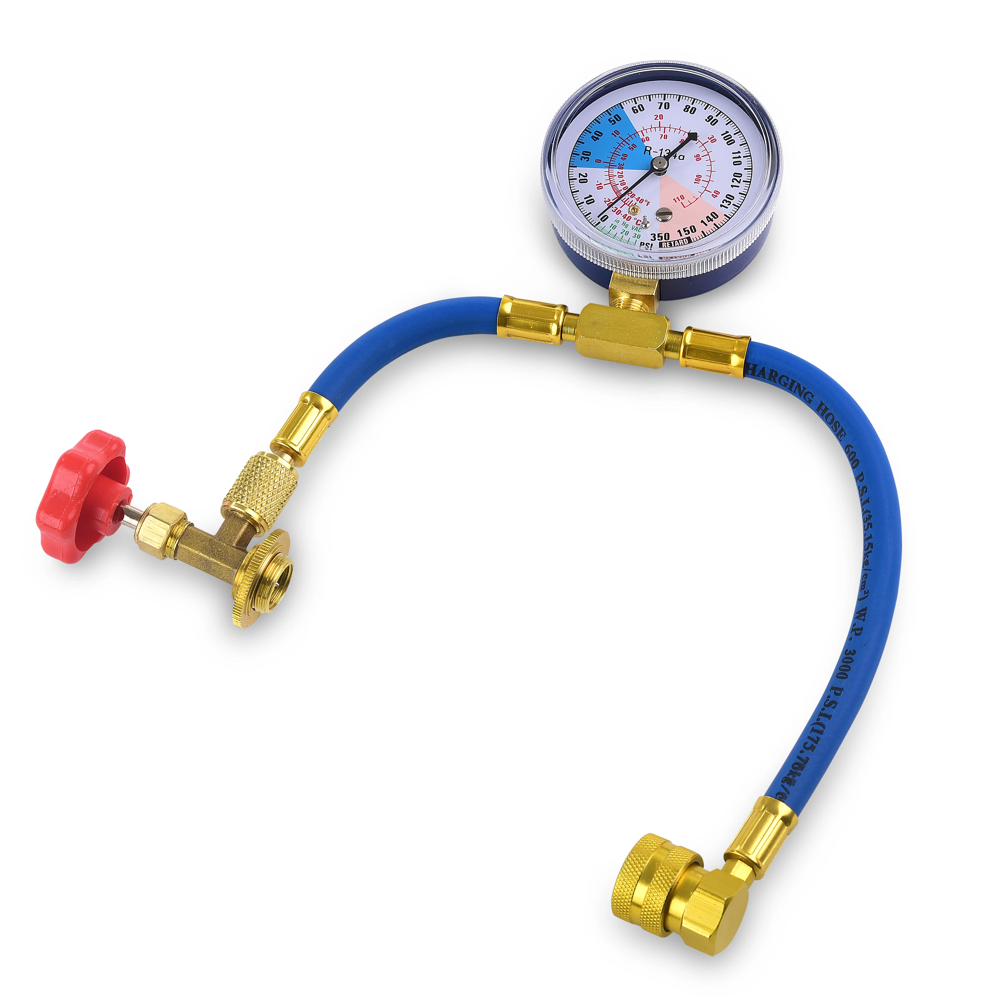 R134A Kit Di Riempimento Ricarica Per Aria Condizionata Automobilistica R-134A Accessori Per Valvole Per Auto A Carica Automatica A Gas