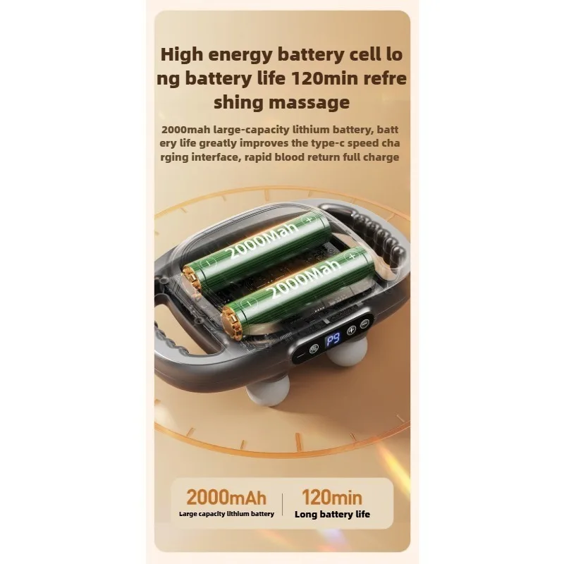 12-Heads Fascia Gun Deep Tissue Body Muscle Massager Professional Grade High Quality Wireless Frequency Vibration Masajeador - Image 6