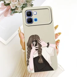 Stylish Cartoon Design Soft Silicone Cover - 6.78'' Protective Shell for Infinix Note Edge 5G (TYbai2262)