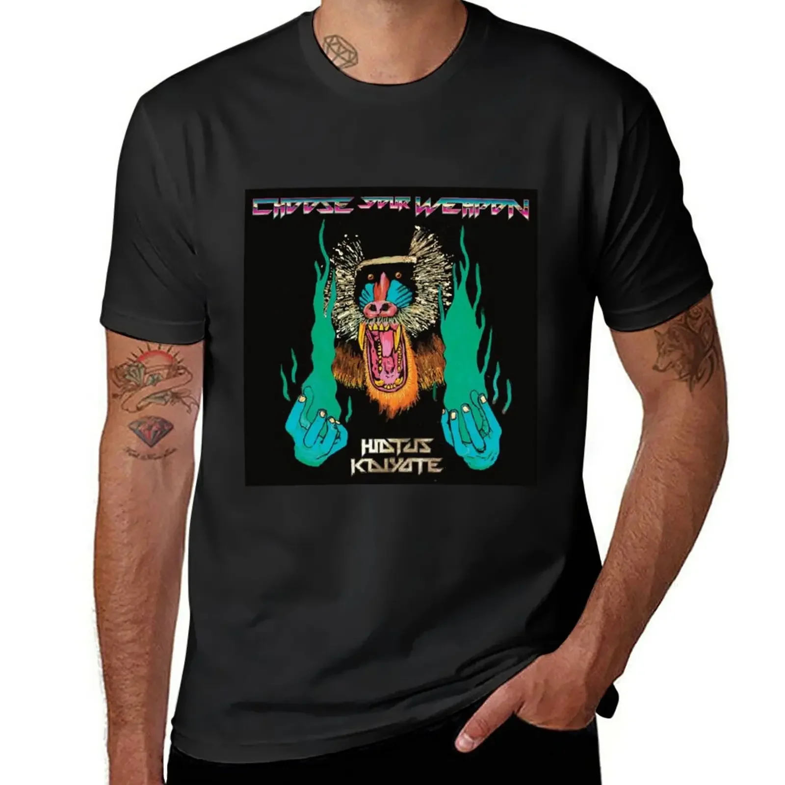 

Choose Your Weapon - Hiatus Kaiyote T-Shirt plus sizes boys animal print blacks mens t shirts casual stylish
