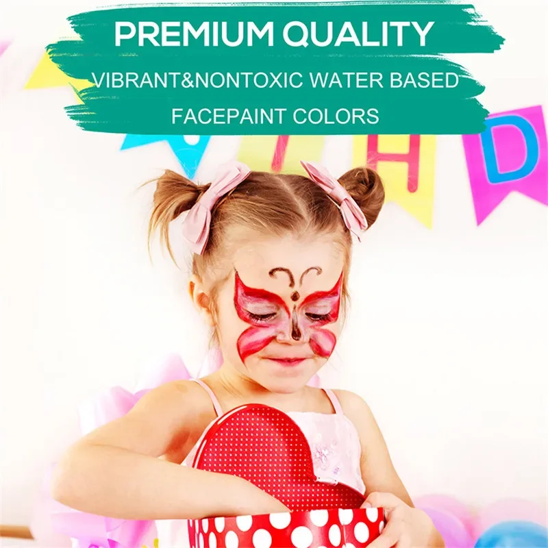 30g round box blush face painting water-based face pigment body painting makeup 6