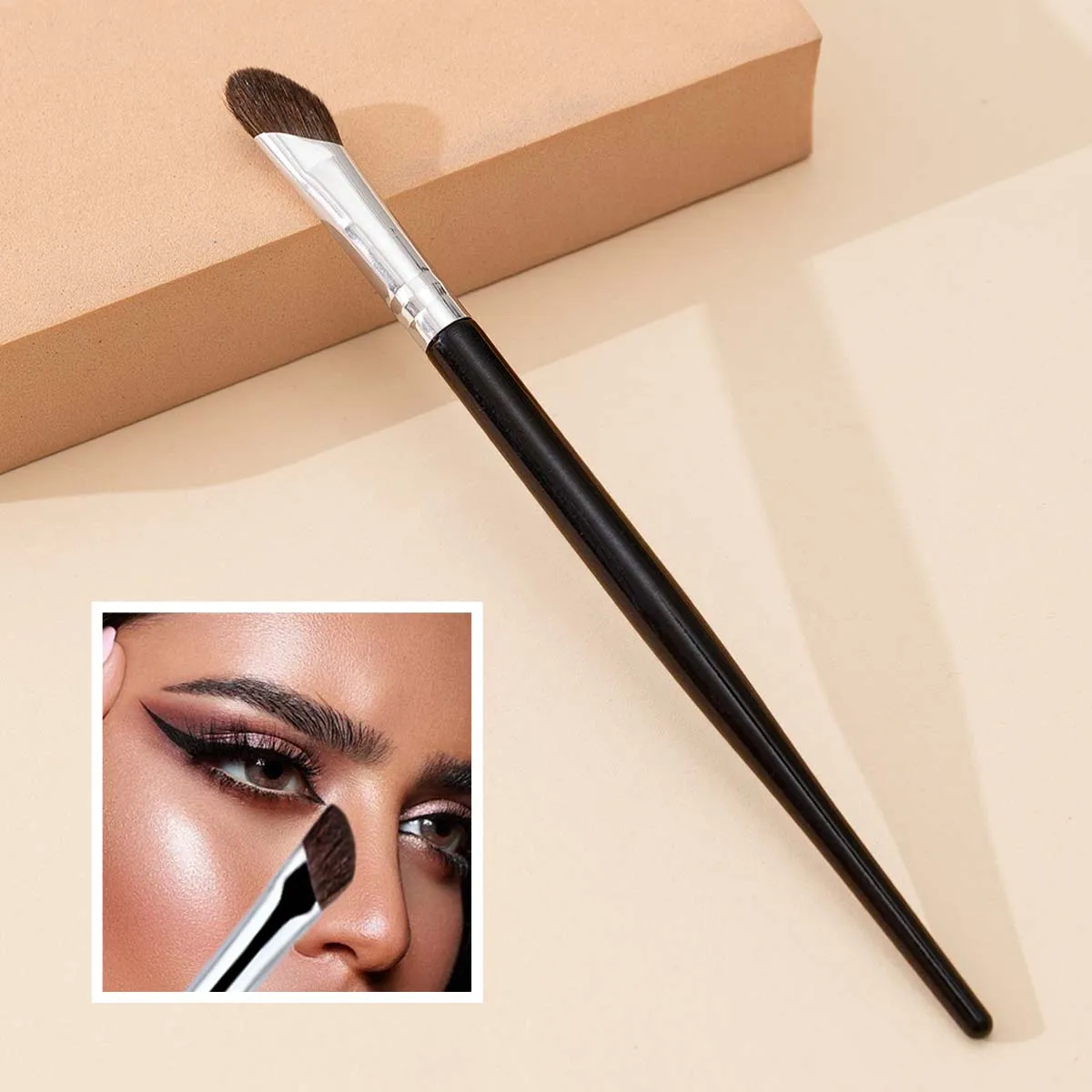 Scythe makeup brush nose shadow highlighter blending tool