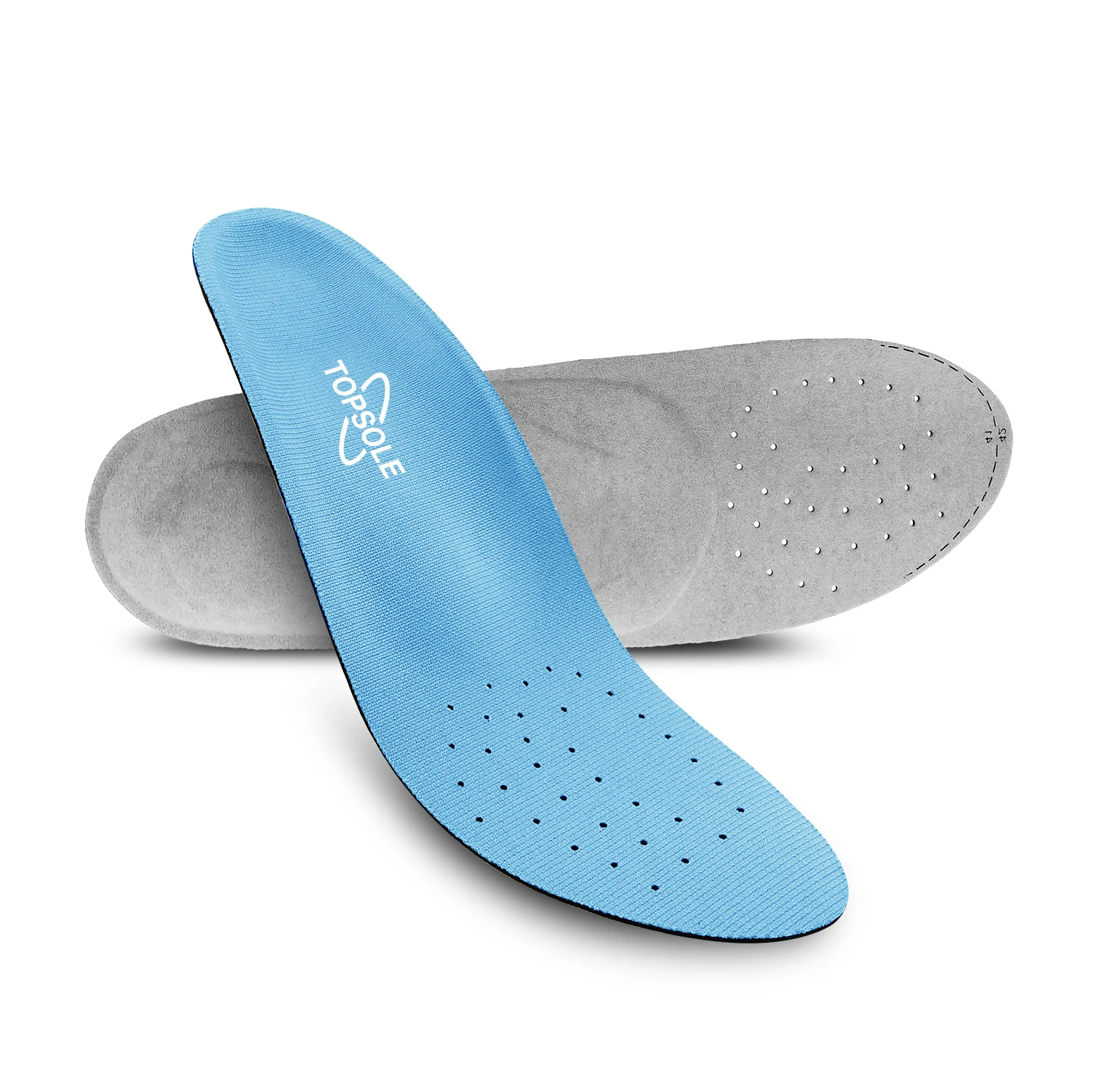 TOPSOLE High Quality Eva Orthotic Insole For Flat Feet Arch Support Orthopedic Shoes Sole Insoles For Feet Suitable Men Women