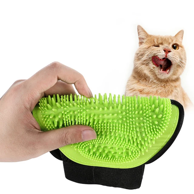 Pet Bath Massage Gloves Cat Hair Deshedding Brush Remover Brush For Animal Gloves Dog Comb For Cats Bath Clean Massage 5