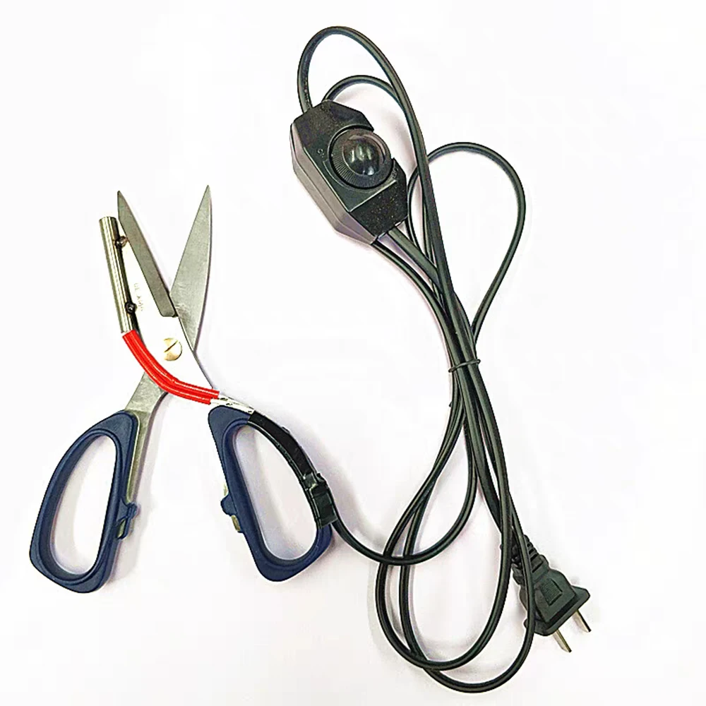 Electrothermal Scissors Stainless Steel Electric Heating Tailor Scissors Heated Cutting Scissors for Curtain Non-Woven Fabrics 6