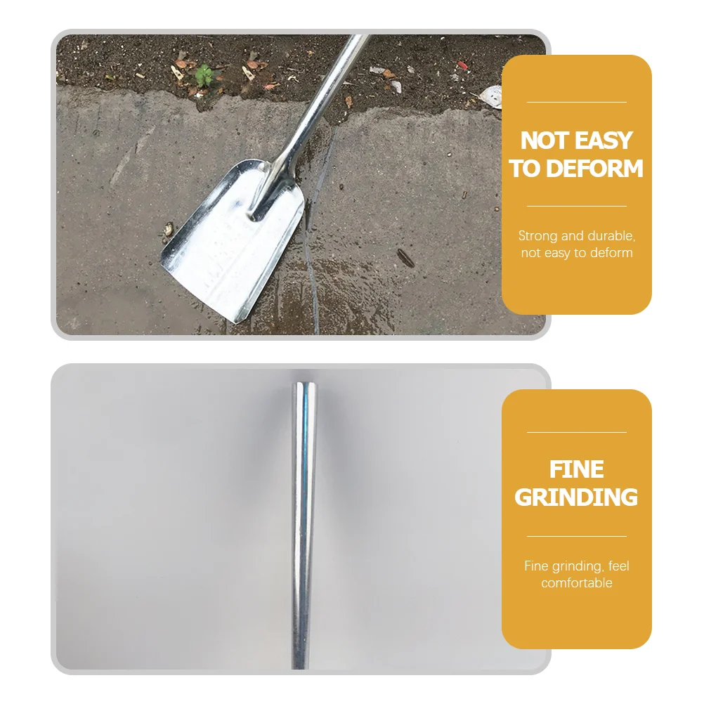 Soot Outdoor Bbq Ash Cleaning Long Handle Ice Home Scoop Coal Iron Fireplace Thick fireplace ash scoop
