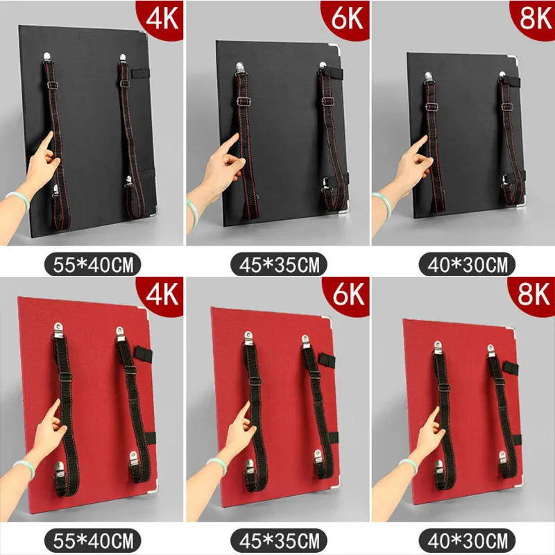 Waterproof Multifunction Sketch Clip 4K Shoulders Drawing Board 6k 8k Children's Sketchpad Large Capacity Art Folder Accessory