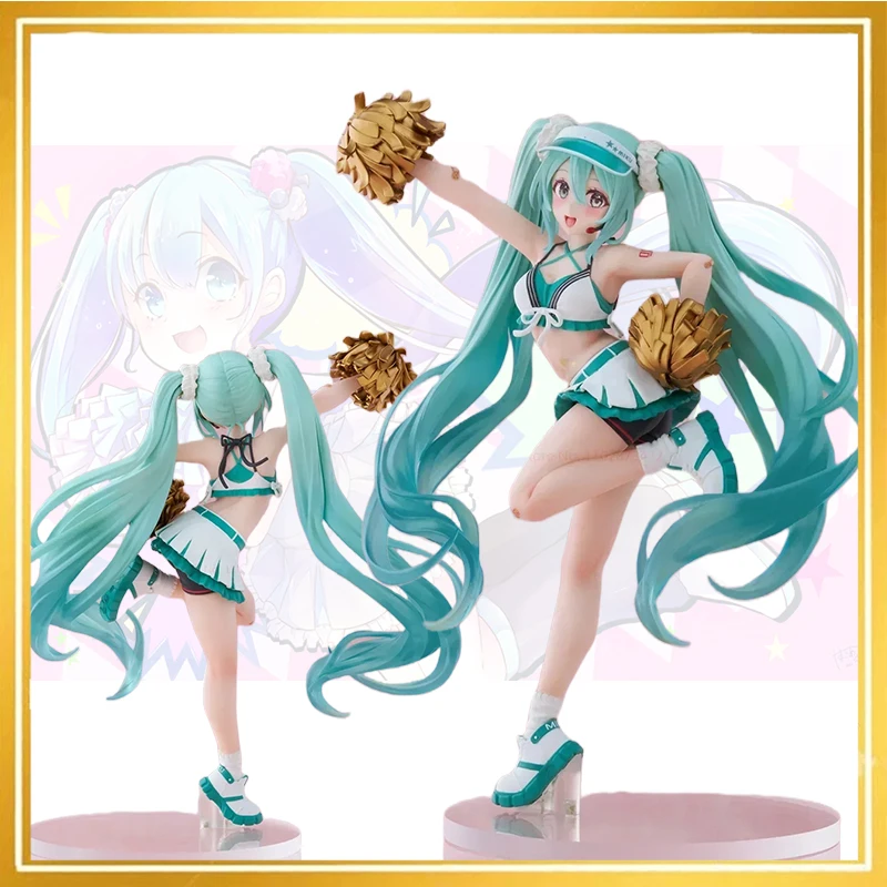 taito-hatsunemiku-school-uniform-fashion-vocaloid-cheerleader-uniform-anime-figure-action-collection-model-doll-toy-kids-gifts