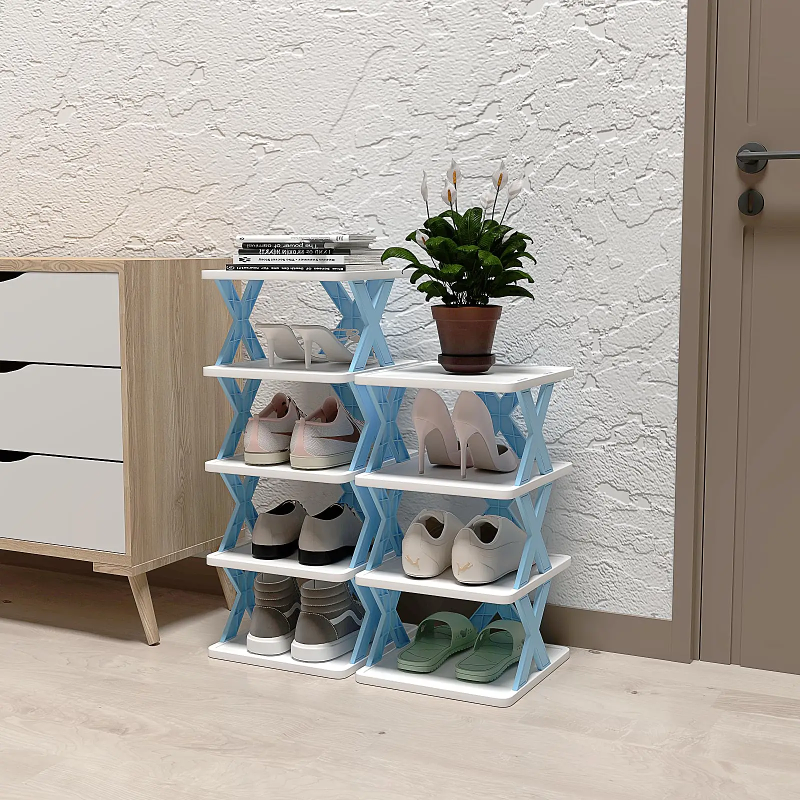 Shoes Racks Storage Organizer Detachable Shoe Racks Saves Family Household Rack Multi Layer Simple Shoes Shelf Color Cabinet storage rack,shoe rack